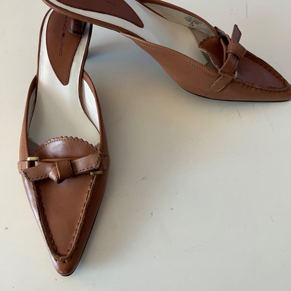 Women’s Bandolino Leather Kitten Heels (like new in box) - Picture 2 of 5